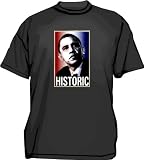 Barack Obama Historic Logo Men's tee Shirt in 12 colors Small thru 6XL