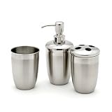3-pieceEssentialBathSet-FineStainlessSteelBathAccessoriesforYourHome