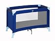 Babideal 21192440 - Reisebett, love blue, 60 x 120cm, inklusive faltbarer Matratze, Gewicht nur 7kg