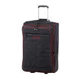 Esprit SuperLight - Valise trolley - Noir/rouge - 61 x 42 x 32 cm