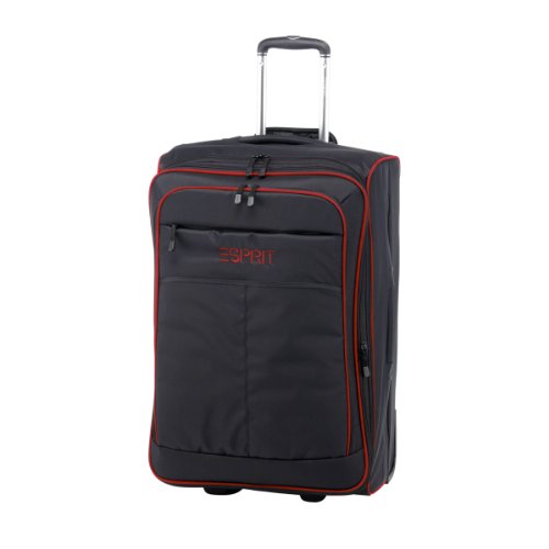 ESPRIT Trolley Koffer SuperLight, black-red, 61x42x32, 11560 Reviews