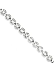 Sterling Silver Diamond Bracelet