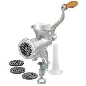 Kitchen Craft ICast Iron Meat Mincer No.8 with Sausage Making Attachment