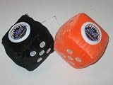 NEW YORK METS Team Logo Pair of FUZZY DICE