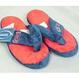 Boston Red Sox Womens Flip Flop Thong Slippers - L