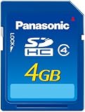 Produkt-Bild: Panasonic RP-SDN04GE1A SDHC Speicherkarte 4GB Geschwindigkeitsklasse 4 (15 MB/sek Transferrate)