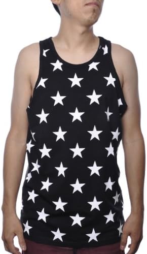 Hudson NYC USA American Flag Stars and Stripes Tank Top XXL