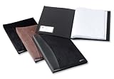 Electronics : Rexel Display Book Soft Touch 24 Pockets with Cover Suede Effect Chocolate Ref 2101184
