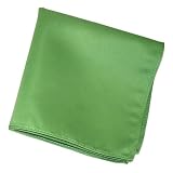 Solid Tree Green Pocket Square