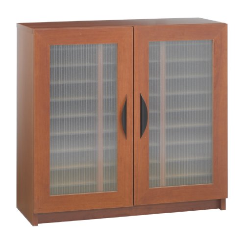 Safco Model 30-Compartment Literature Organizer with Doors, Cherry (9356)