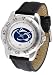 Penn State Nittany Lions Suntime Mens Sports Watch w/ Leather Band - NCAA College Athletics
