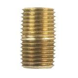 Buy 10 each: Anderson Copper & Brass Brass Nipple (AB112A-B) by Anderson Fittings
