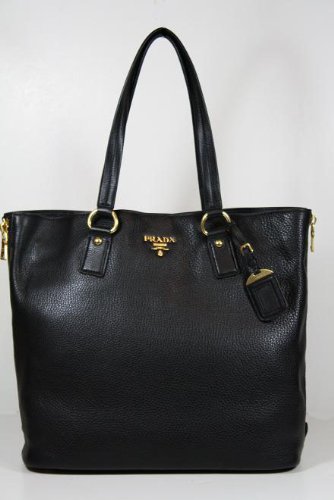 Prada Handbags Black Leather BR4372