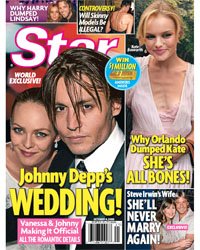 Star Magazine Johnny Depp & Vanessa Paradis October 9, 2006 Issue
