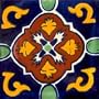 180 Mexican Ceramic 4"x 4" Clay Wall/Floor Mossaic Tile Lot