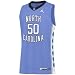 Nike North Carolina Tar Heels #50 Carolina Blue Replica Basketball Jersey