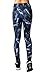 Neonysweets Womens Printed Yoga Pants Active Workout Leggings Stretch Tights S