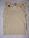 Designers Originals Stretch Cotton Tank Top Large (Natural)