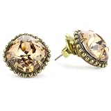 Sorrelli Mirage Cushion Cut Antique Gold-Tone