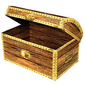 12" Treasure Chest