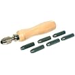 7 Tube Holders w/Handle Stone Setting Tools