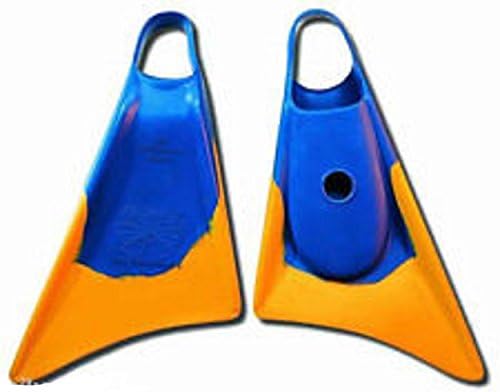 Churchill Makapuu Swimfins ~ Blue//Yellow ~ Size (11-12.5) ~ L