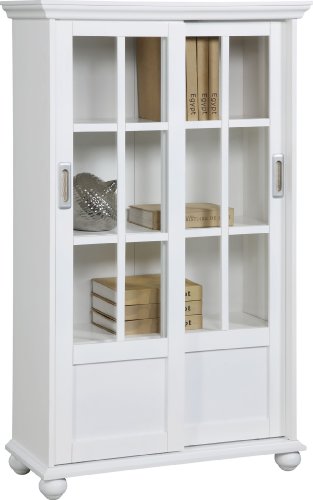 Bookcase with Sliding Glass Doors By Altra Furniture
