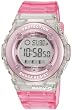 Casio Women's Baby-G BG1302-4 Pink Resin Quartz Watch with Grey Dial