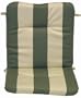 Arden Regency Fern Stripe Sunbrella Acrylic Wrought Iron Chair Cushion
