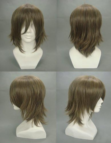 Lamento Nakukoroni Light brown Cosplay CostumeWig