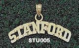 Stanford Univ Arched Stanford Charm/Pendant -14K/10K, Stainless Steel or Gold Plated