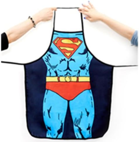 Superman Character Apron Sexy Fashion Apron Funny Joke Gift for Kitchen Cooking (Superman)