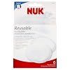 NUK Reusable Nursing Pads, 6-Pack