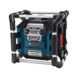 Factory-Reconditioned Bosch PB360S-RT Power Box Jobsite AM/FM Stereo with MP3 Compatibility