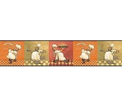 Buon Appetito French Chefs Gourmet Kitchen Wall Border