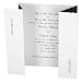 DIY Wedding Invitation Kit Tuxedo - White Black (50 Pack)