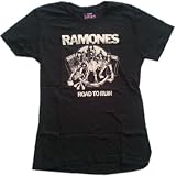 RAMONES - Road to Ruin - Black Women's / Girls T-shirt (Girlie / Babydoll)