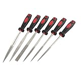 uxcell　ニードルヤスリ　宝石　細工　セラミックシャープツール　ダイヤモンド　セット　160mm x 4mm　6本入り