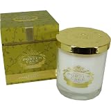 Plum Flowers Portus Cale Castelbel Boxed Transferware Glass Jar Candle