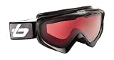 Bolle Y6 OTG Goggles, Shiny Black, Vermillion Gun Lens