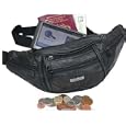 Lorenz Genuine Traditional All Soft Leather Bum Bag With 6 Zips - 1452L'