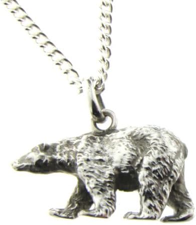Phil Laender - Silver Polar Bear Pendant - Sterling Silver - 11 Gr - 26 mm