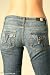 People's Liberation Women's Jeans Tanya Capri in Dark Wash