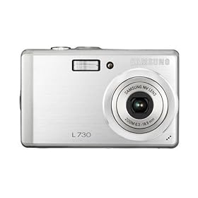Samsung L730 Digital Camera - Metal Body - Silver (7MP, 3 x Optical Zoom) 2.5 LCD