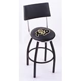 Colorado Golden Buffaloes 25 Single-ring Swivel Bar Stool with seat back