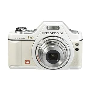 Pentax Optio I10 12.1 MP Digital Camera with 5x Wide Angle Optical Image Stabilized Zoom and 2.7-Inch LCD (Pearl White)
