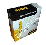 EzCAP116 USB 2.0 Video Capture Device. Convert Video+Audio from VHS, V8, Hi8, All Camcorders, Video Recorder, DVD player, Satellite TV, Freeview etc. Capture xbox360 & playstation3 in PAL 60 colour. Includes Arcsoft showbiz 2 editing software and Blaze Video Magic 3. Supports Windows XP/Vista 32/64 bit + Windows 7 32/64.