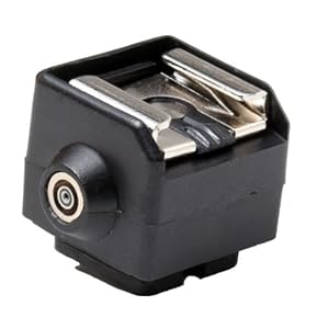 【クリックで詳細表示】ホットシューアダプター(ソニー、ミノルタ以外) PC-Sync