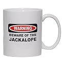 BEWARE OF THE JACKALOPE Mug for Coffee / Hot Beverage (choice of sizes and colors)