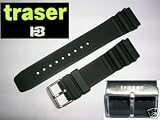 Traser ITALIAN RUBBER Watch Band / Strap 22mm